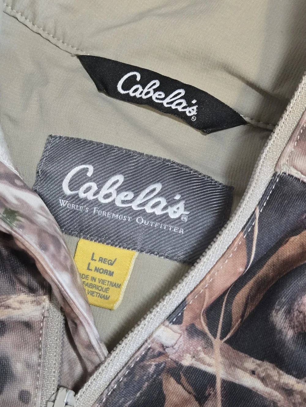 Cabela's Kid's Realtree Camo Quarter-Zip Pullover - Brown/Green
